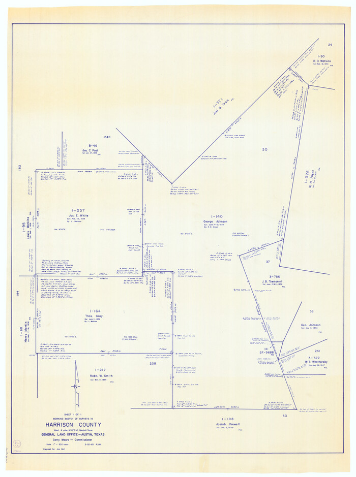66043, Harrison County Working Sketch 23, General Map Collection