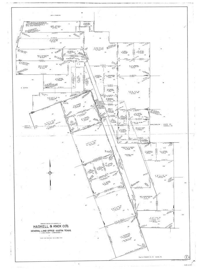66065, Haskell County Working Sketch 7, General Map Collection