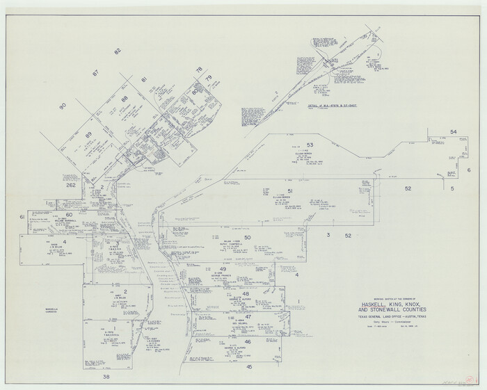 66074, Haskell County Working Sketch 16, General Map Collection