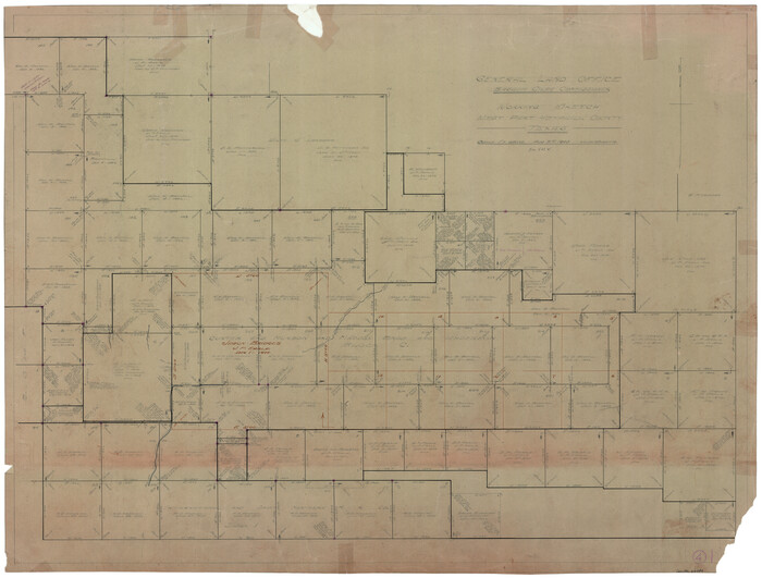 66099, Hemphill County Working Sketch 4, General Map Collection
