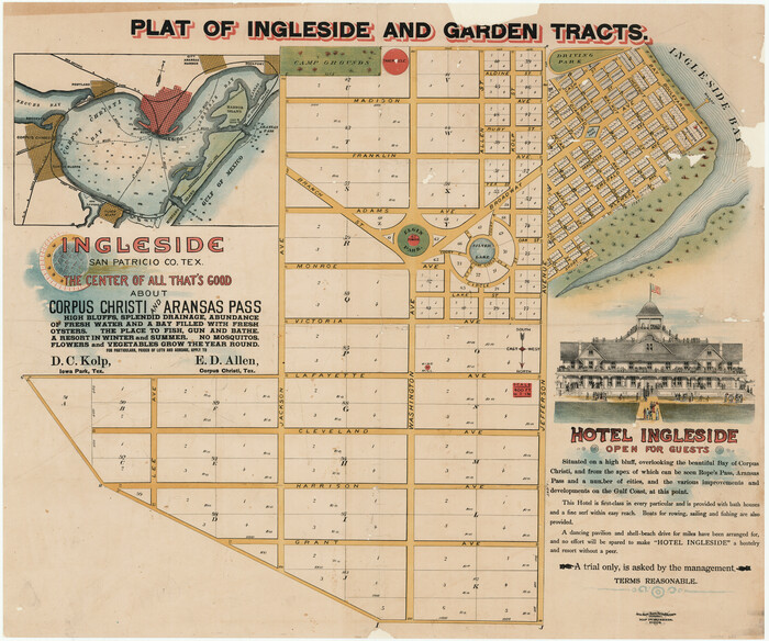 661, Plat of Ingleside and Garden Tracts, Maddox Collection