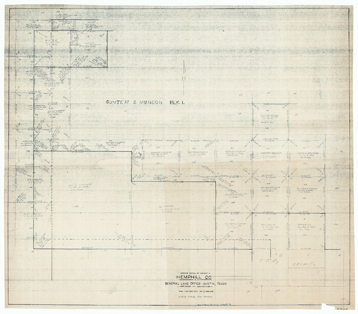 66102, Hemphill County Working Sketch 7, General Map Collection
