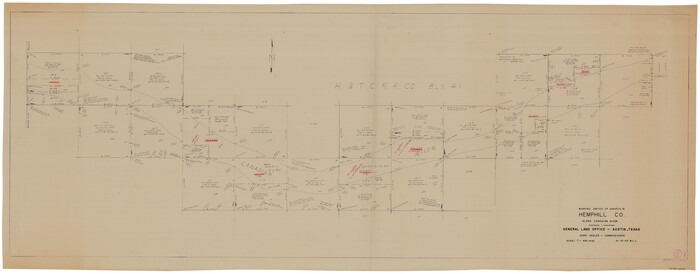 66103, Hemphill County Working Sketch 8, General Map Collection
