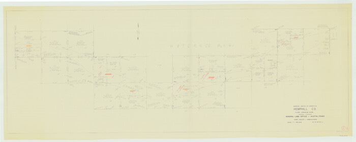 66103, Hemphill County Working Sketch 8, General Map Collection