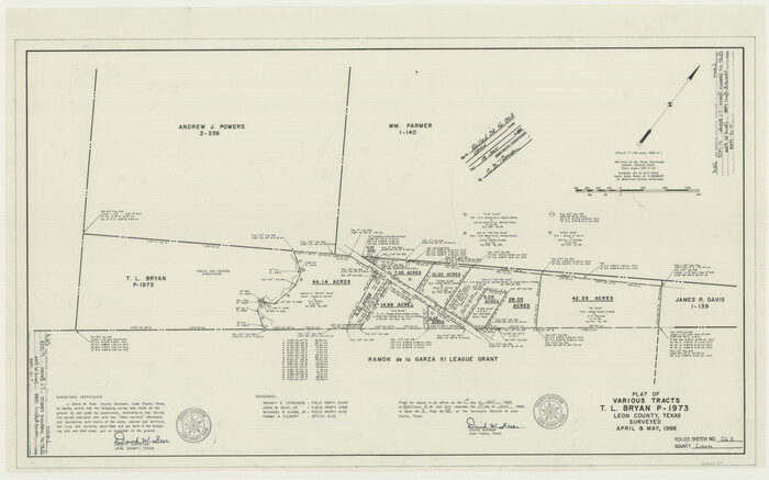 6611, Leon County Rolled Sketch 26A, General Map Collection