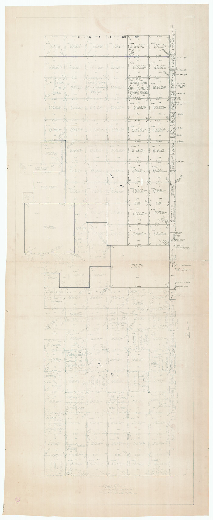 66116, Hemphill County Working Sketch 21, General Map Collection