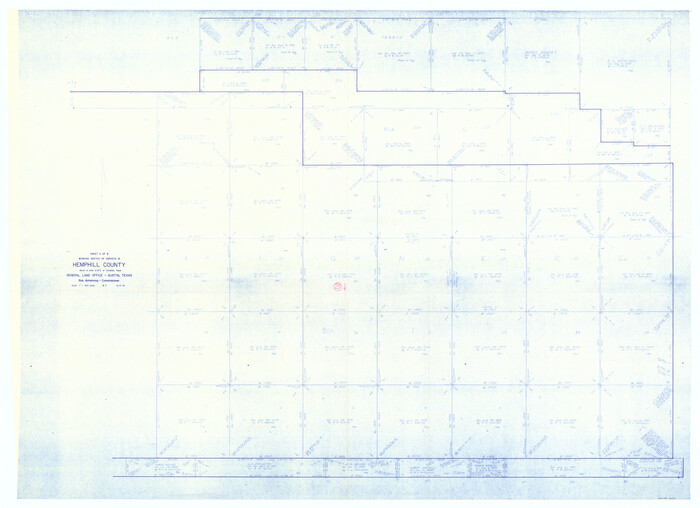 66120, Hemphill County Working Sketch 25, General Map Collection
