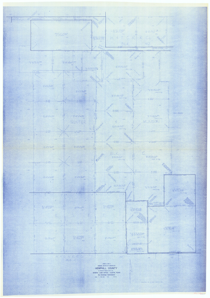 66123, Hemphill County Working Sketch 28, General Map Collection