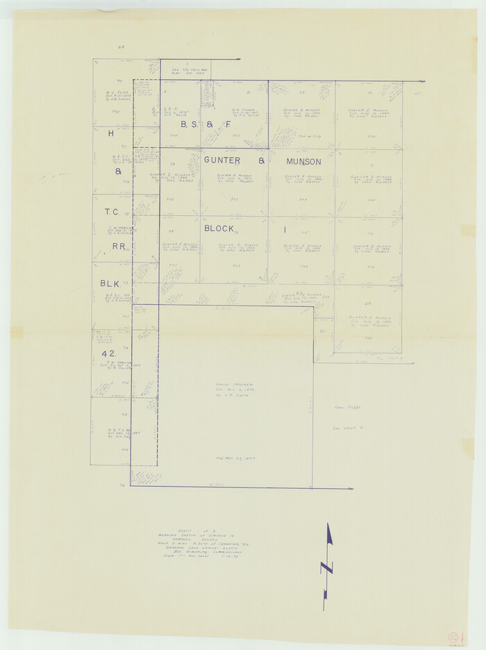 66127, Hemphill County Working Sketch 32, General Map Collection