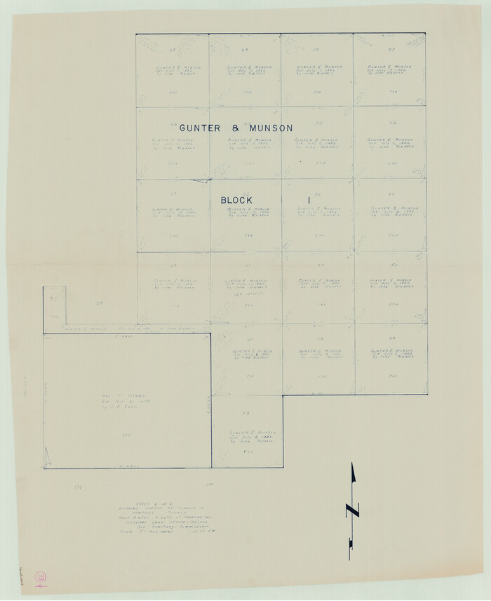 66128, Hemphill County Working Sketch 33, General Map Collection
