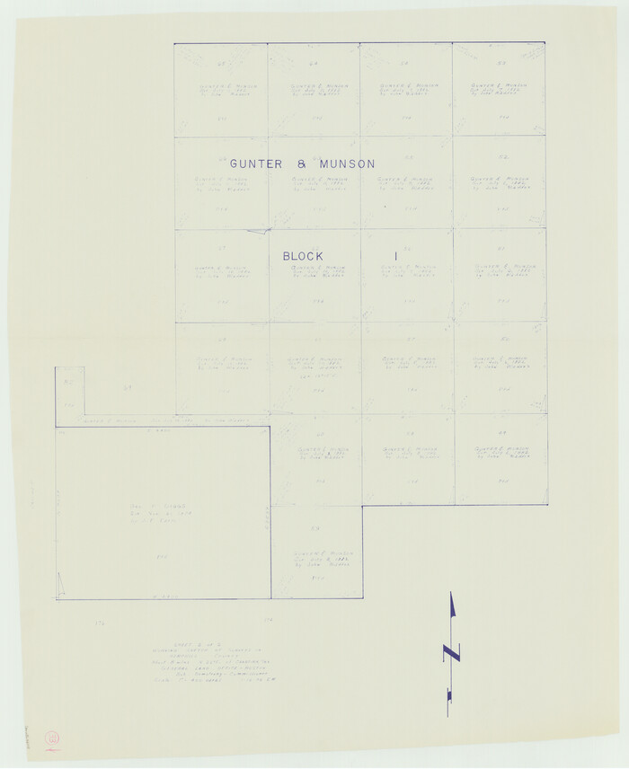 66128, Hemphill County Working Sketch 33, General Map Collection