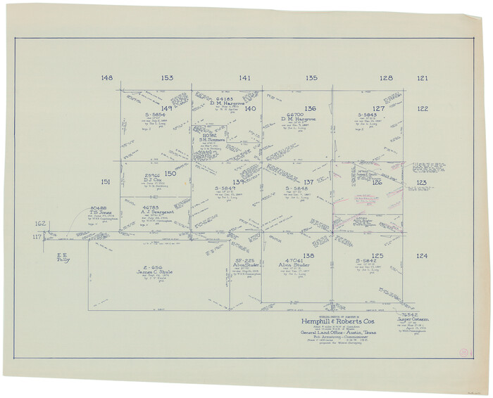 66130, Hemphill County Working Sketch 35, General Map Collection
