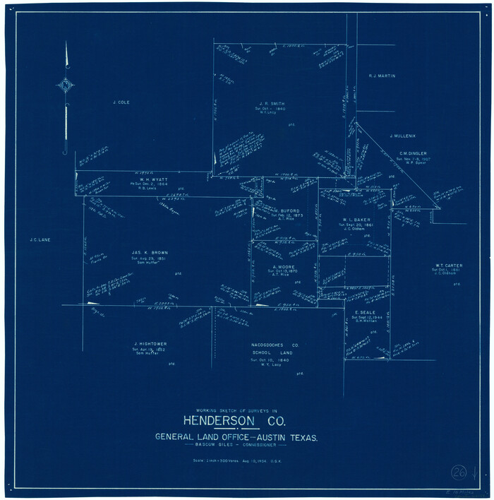 66159, Henderson County Working Sketch 26, General Map Collection