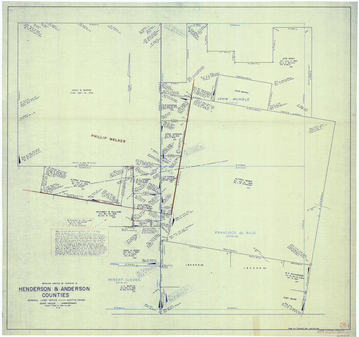 66162, Henderson County Working Sketch 29, General Map Collection