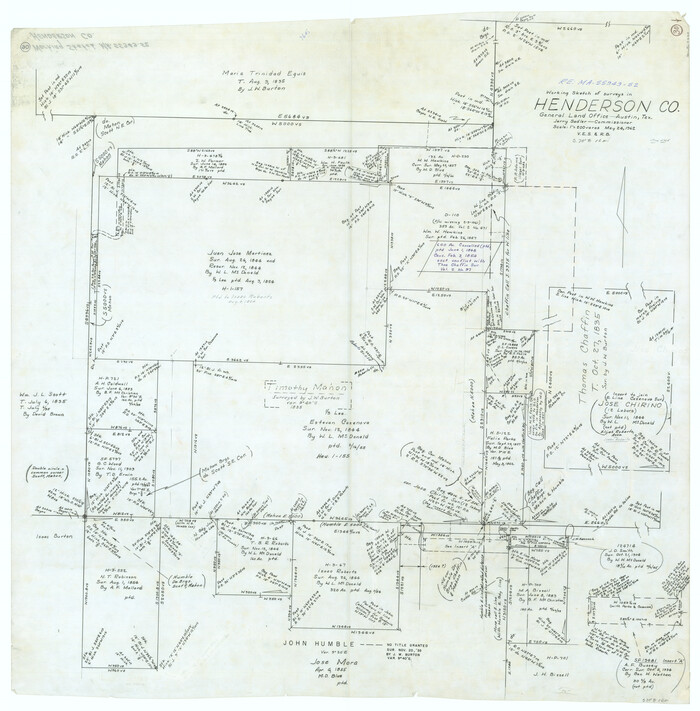 66163, Henderson County Working Sketch 30, General Map Collection