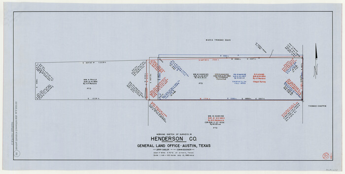 66168, Henderson County Working Sketch 35, General Map Collection