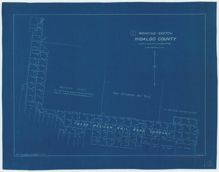 66179, Hidalgo County Working Sketch 2, General Map Collection