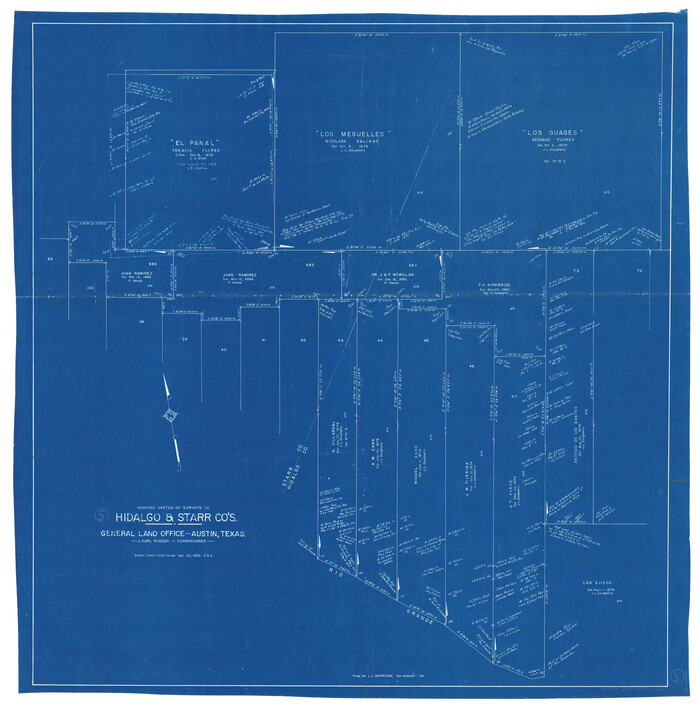 66182, Hidalgo County Working Sketch 5, General Map Collection