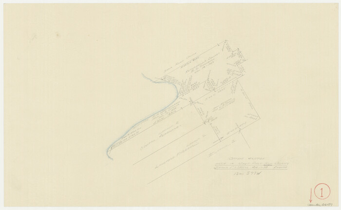 66187, Hill County Working Sketch 1, General Map Collection