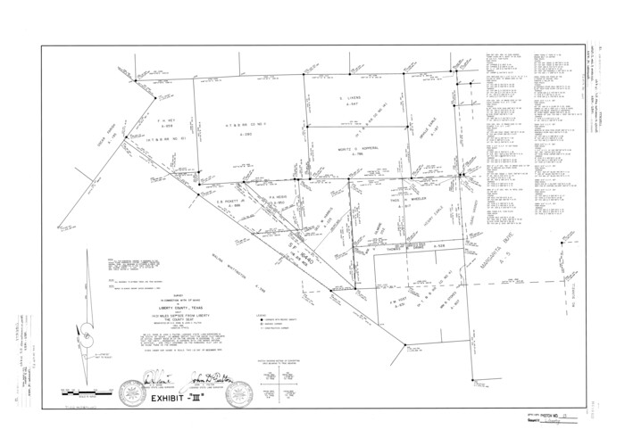 6619, Liberty County Rolled Sketch 13, General Map Collection