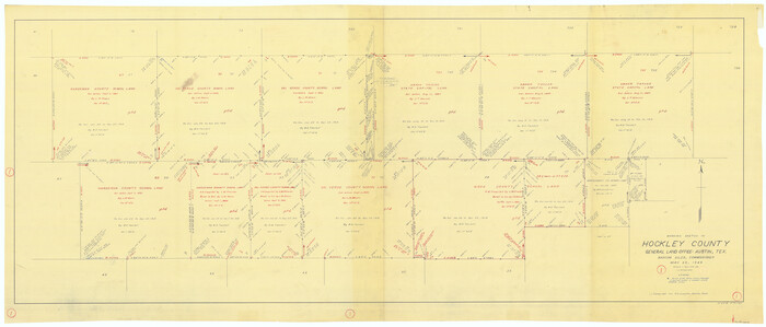 66191, Hockley County Working Sketch 1, General Map Collection