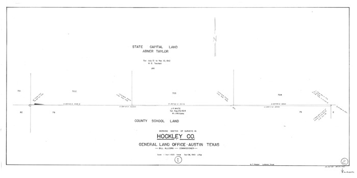 66192, Hockley County Working Sketch 2, General Map Collection
