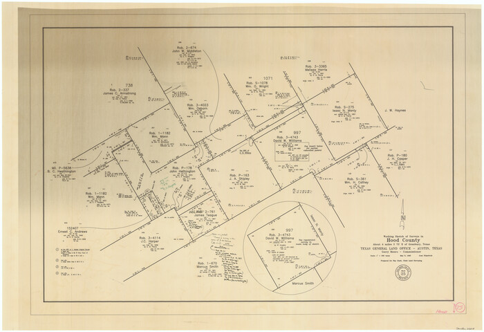 66219, Hood County Working Sketch 25, General Map Collection