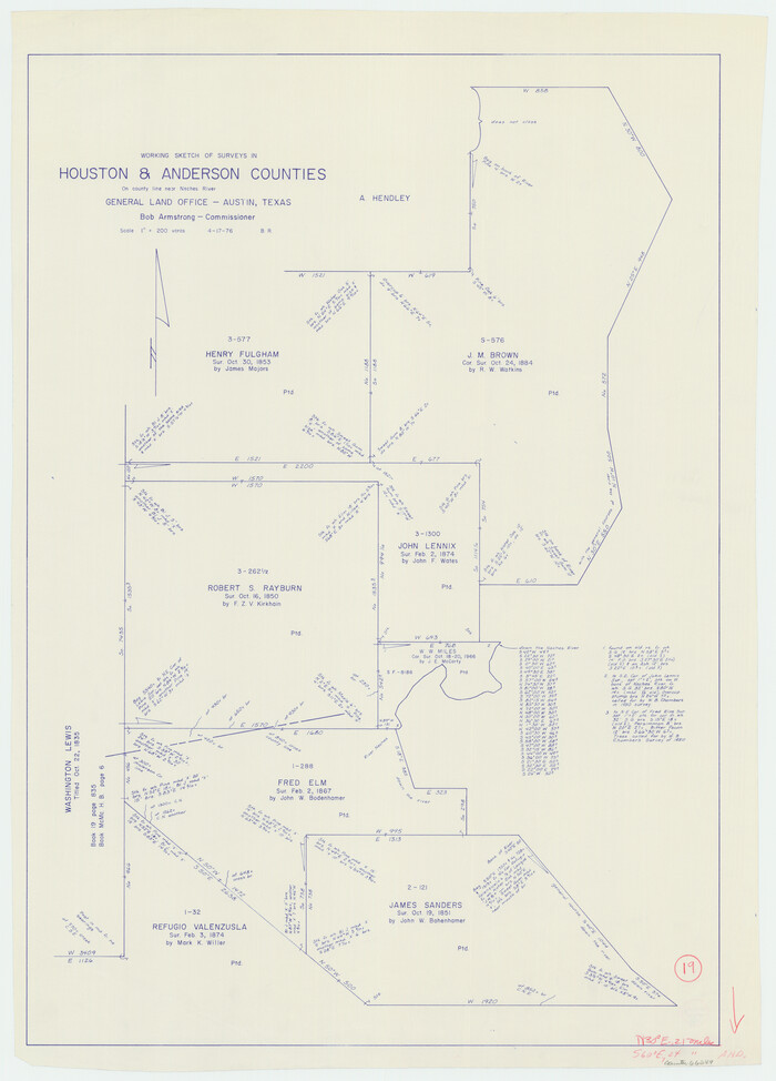 66249, Houston County Working Sketch 19, General Map Collection