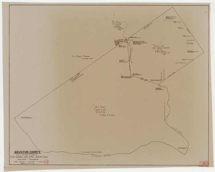 66258, Houston County Working Sketch 28, General Map Collection