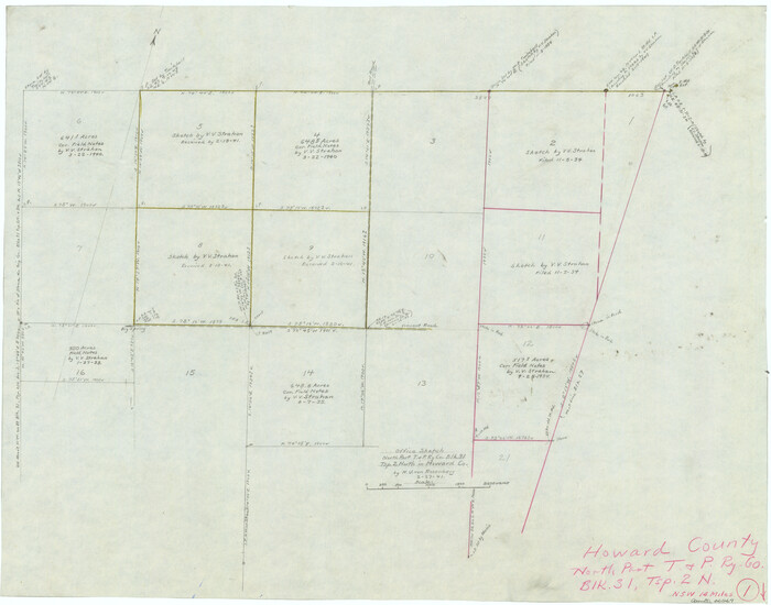 66267, Howard County Working Sketch 1, General Map Collection