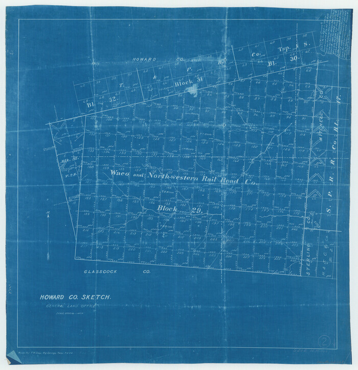 66268, Howard County Working Sketch 2, General Map Collection