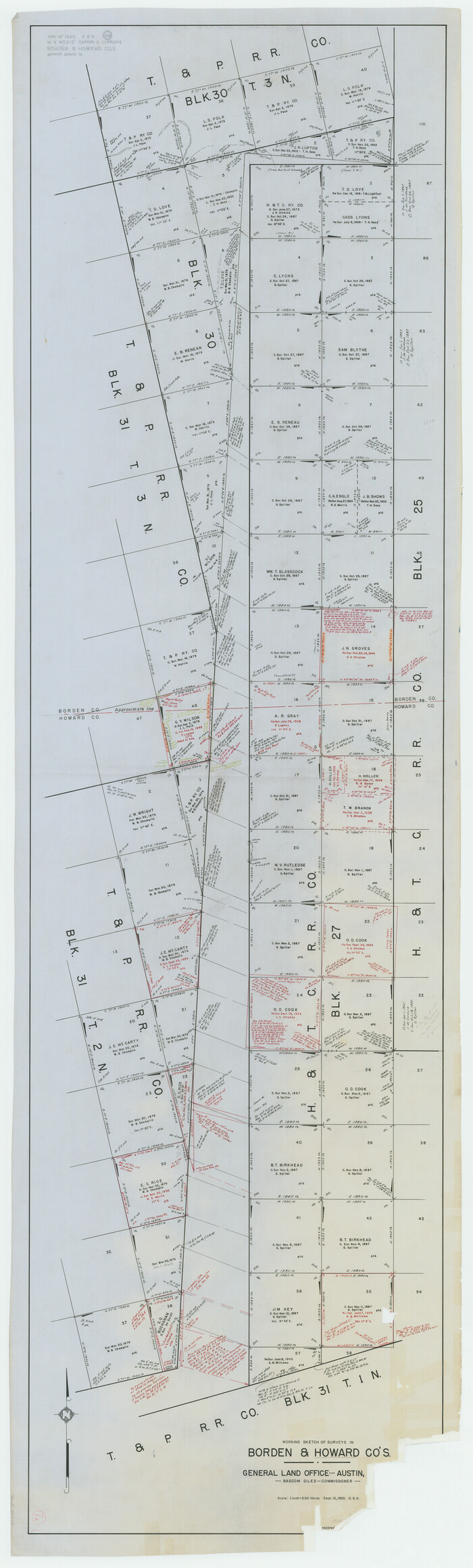 66273, Howard County Working Sketch 7a, General Map Collection