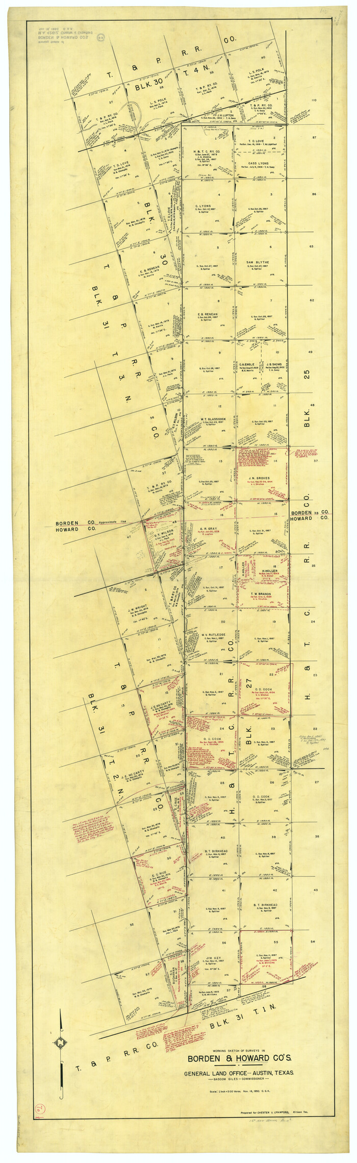 66274, Howard County Working Sketch 7b, General Map Collection