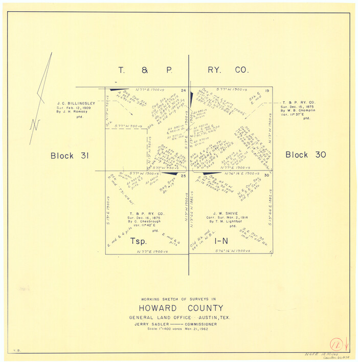 66279, Howard County Working Sketch 11, General Map Collection