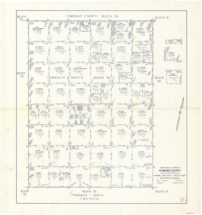 66280, Howard County Working Sketch 12, General Map Collection