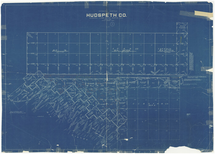 66286, Hudspeth County Working Sketch 5, General Map Collection