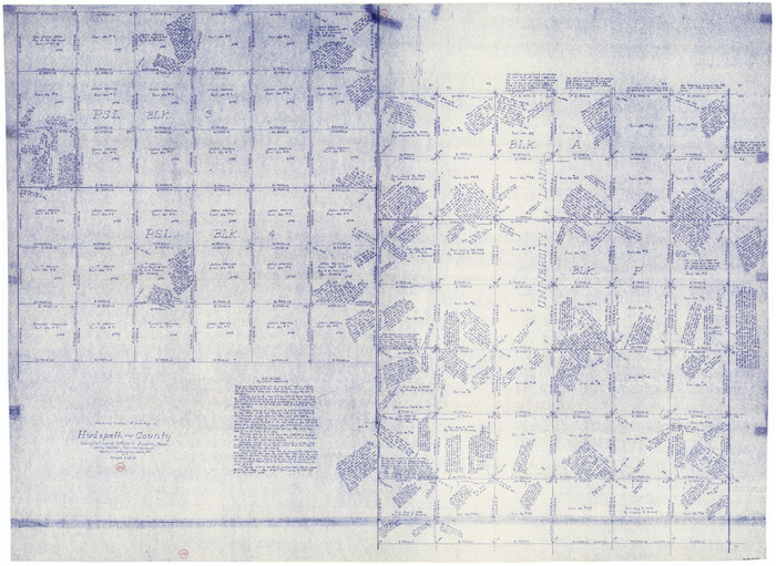 66304, Hudspeth County Working Sketch 22, General Map Collection