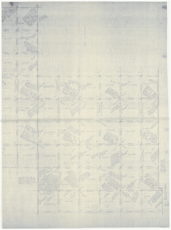 66305, Hudspeth County Working Sketch 23, General Map Collection