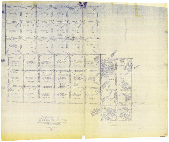 66306, Hudspeth County Working Sketch 24, General Map Collection