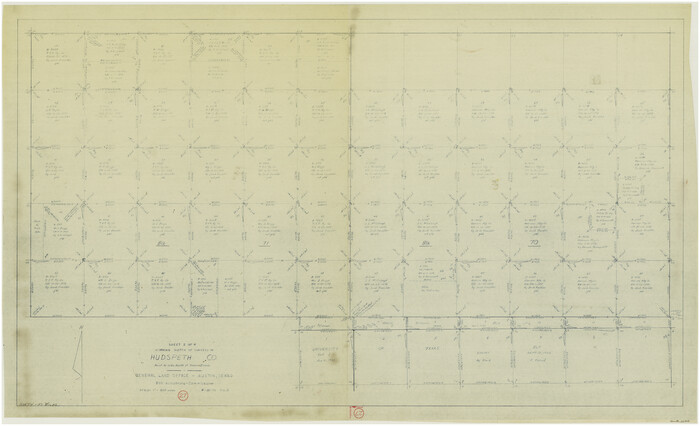 66309, Hudspeth County Working Sketch 27, General Map Collection