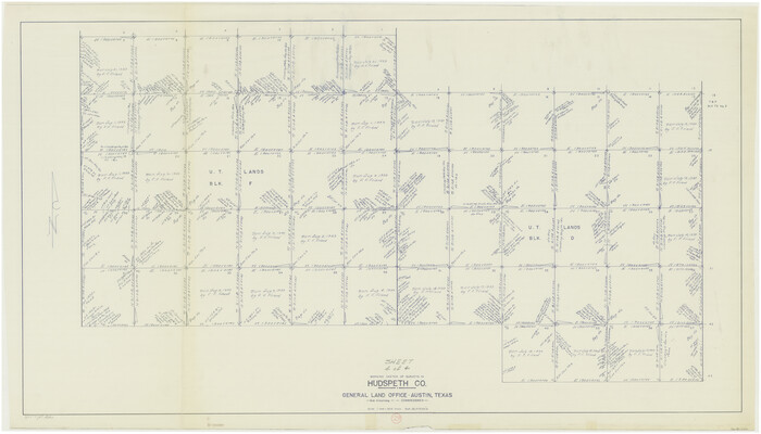 66311, Hudspeth County Working Sketch 29, General Map Collection