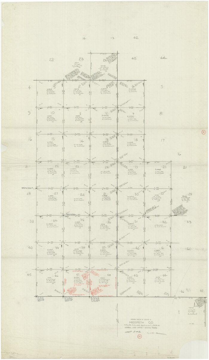 66321, Hudspeth County Working Sketch 36, General Map Collection