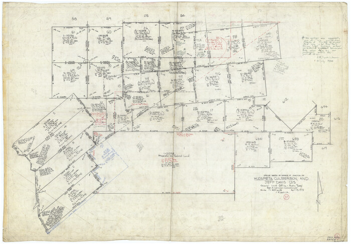 66322, Hudspeth County Working Sketch 37, General Map Collection