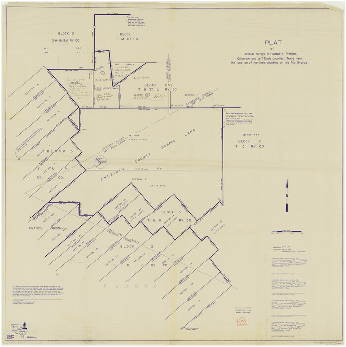 66324, Hudspeth County Working Sketch 39, General Map Collection
