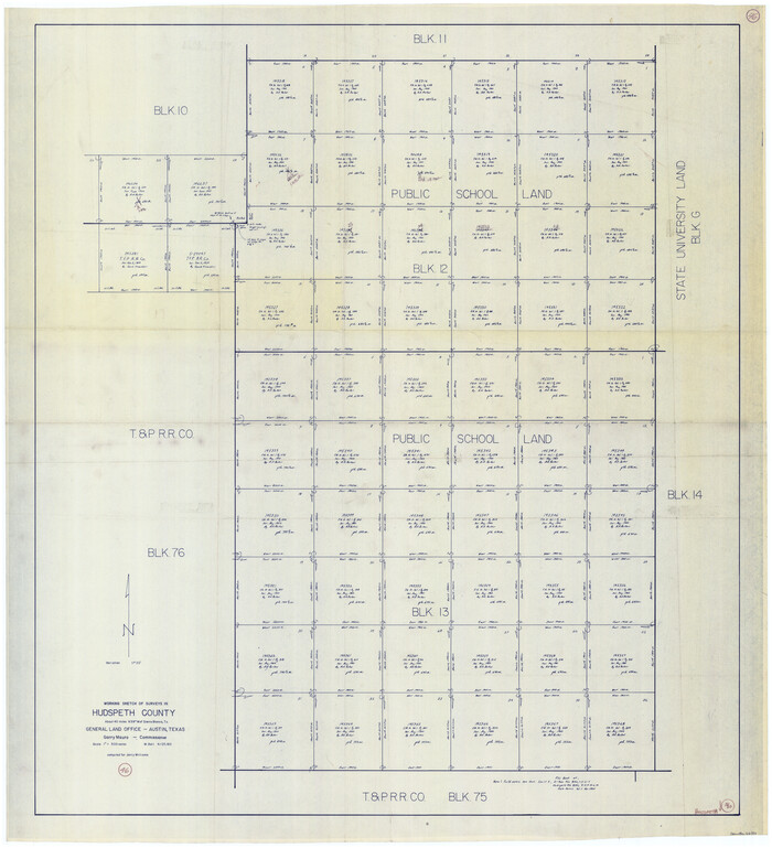 66331, Hudspeth County Working Sketch 46, General Map Collection