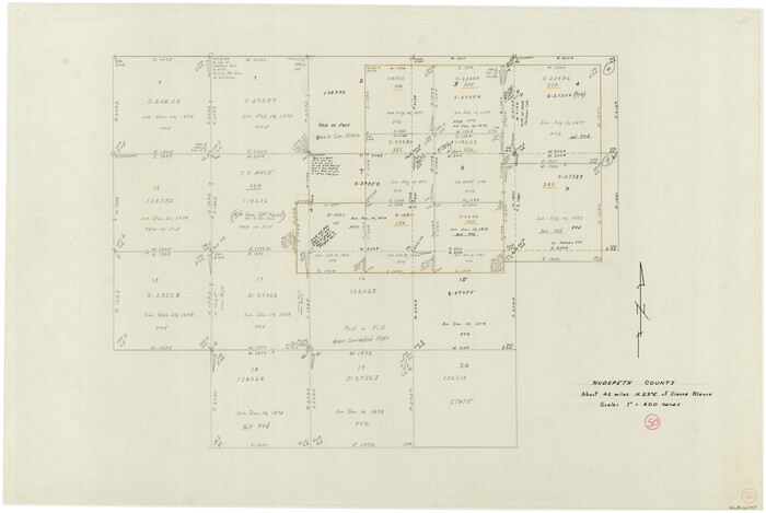 66335, Hudspeth County Working Sketch 50, General Map Collection