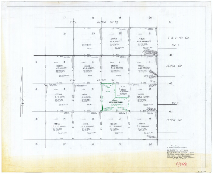 66337, Hudspeth County Working Sketch 52, General Map Collection