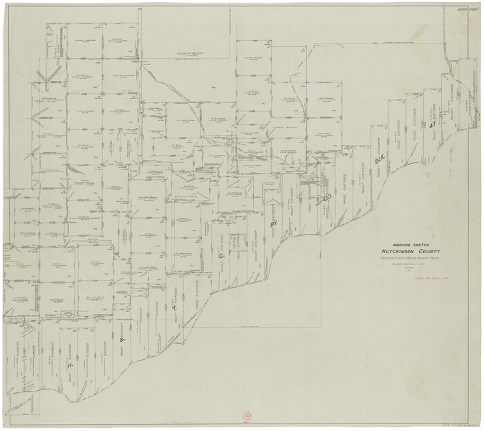 66367, Hutchinson County Working Sketch 9, General Map Collection
