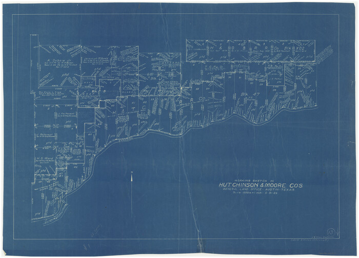 66371, Hutchinson County Working Sketch 13, General Map Collection