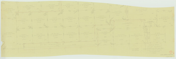 66416, Irion County Working Sketch 7, General Map Collection